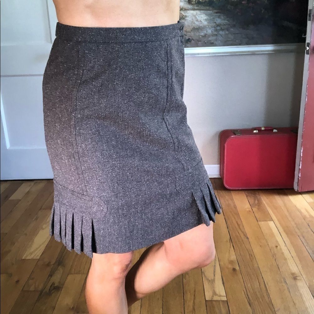 Studio M cute lined pencil skirt pleating